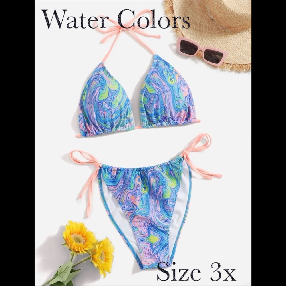 Water color bikini